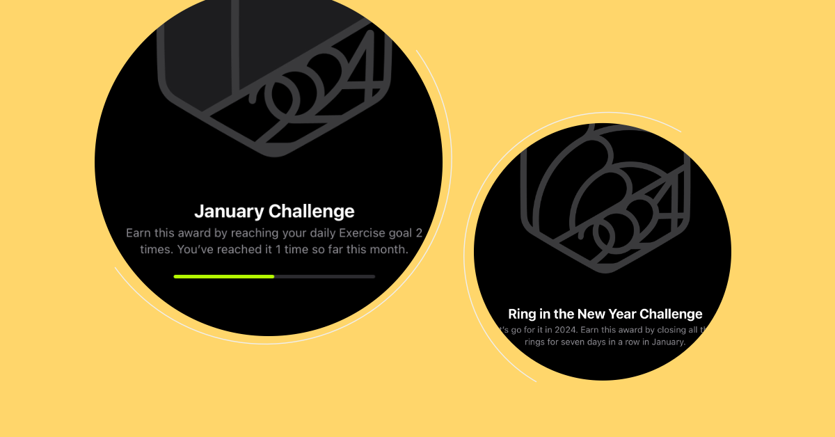 Two challenges in January