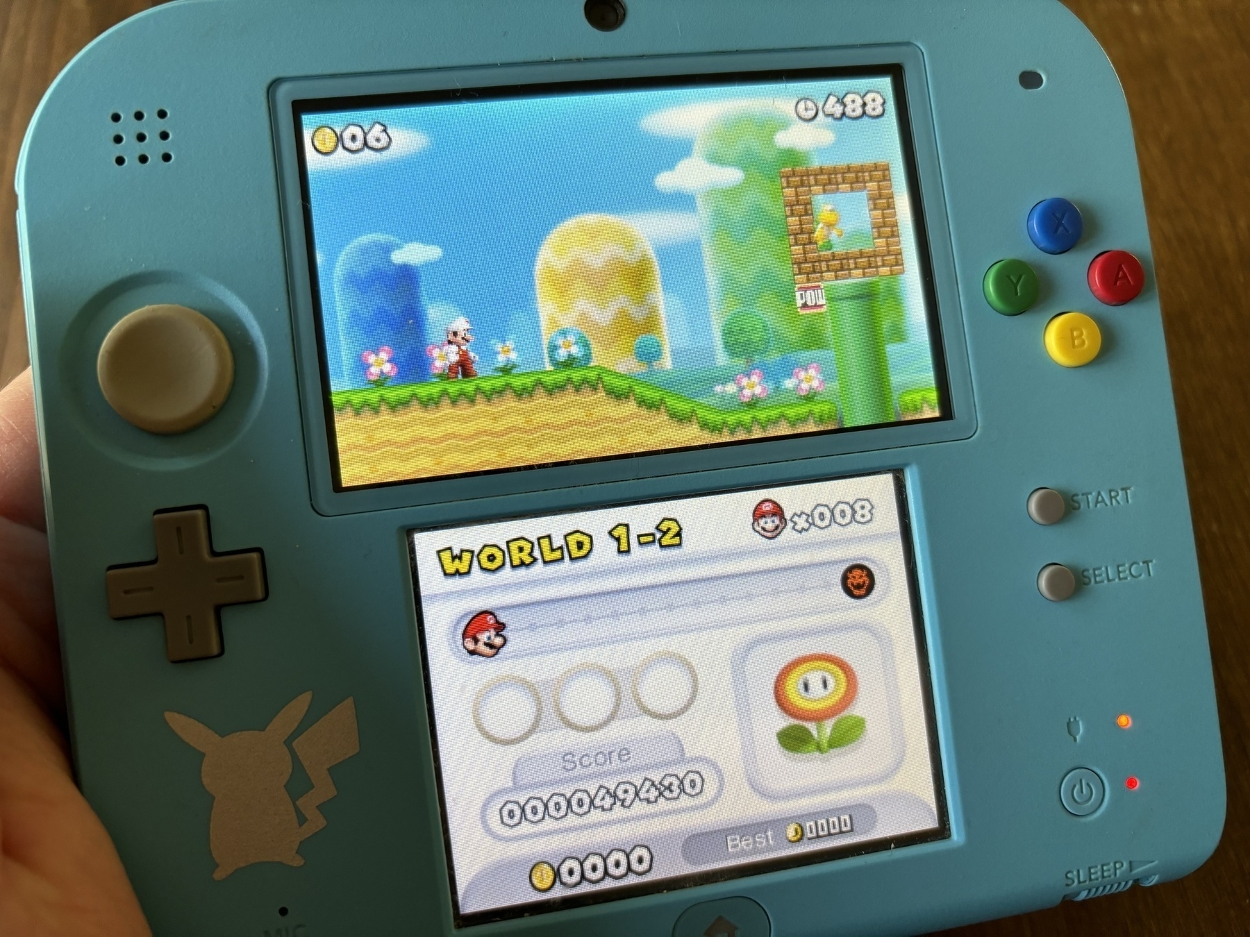 Mario on the 2DS is incredible!